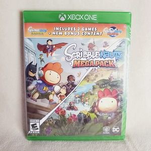 NIP-Scribblenauts Mega Pack 2 Games + Bonus Content Xbox One 2018 WB & DC